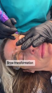 Eyebrow Tattoo result by Gleam by Ghenwa in Franklin, TN