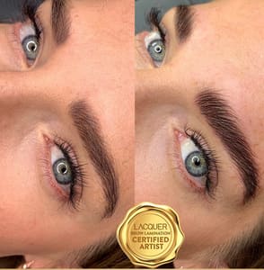 Eyebrow Tattoo result by Glimmer & Grace Aesthetics in Columbus, IN