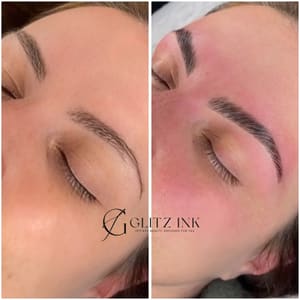 Eyebrow Tattoo result by Glitz Ink in Banning, CA