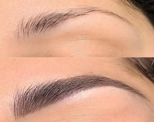 Eyebrow Tattoo result by Glo Beauty Lab in Uniondale, NY