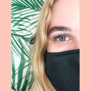 Eyebrow Tattoo result by Glo Co Beauty Studio in Manchester, NH