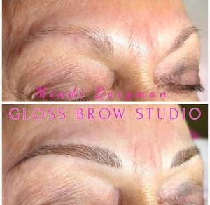 Eyebrow Tattoo result by Gloss Brow Studio in University Place, WA
