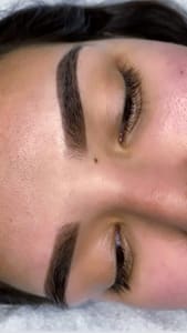 Eyebrow Tattoo result by Gloss & spa llc in Miami, FL