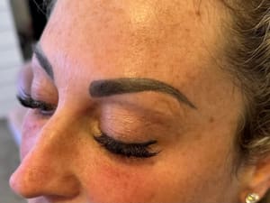 Eyebrow Tattoo result by GloUp Medical Spa Tulsa in Tulsa, OK