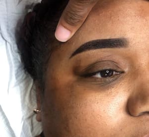 Eyebrow Tattoo result by Glow Aesthetics in Baton Rouge, LA