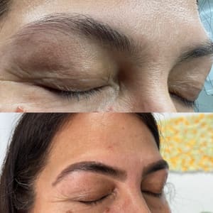 Eyebrow Tattoo result by Glow Beauty Bar in Lafayette, CO