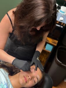 Eyebrow Tattoo result by Glow Beauty Bar, LLC in Valdese, NC