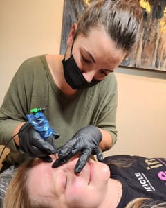 Eyebrow Tattoo result by Glow Beauty Lounge LLC in Cashmere, WA