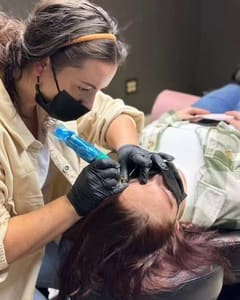 Eyebrow Tattoo result by Glow Beauty Lounge LLC in Cashmere, WA