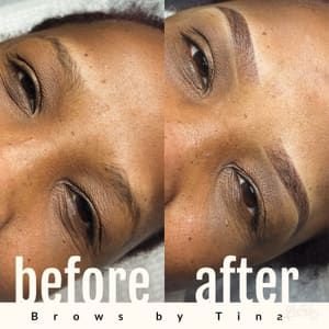 Eyebrow Tattoo result by Glow Brows by Tina in Peabody, MA