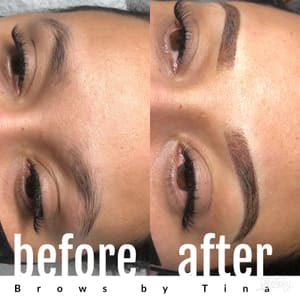 Eyebrow Tattoo result by Glow Brows by Tina in Peabody, MA