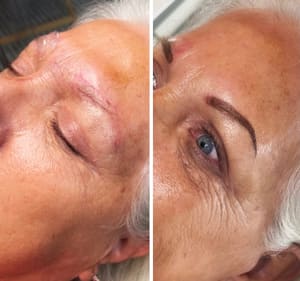 Eyebrow Tattoo result by Glow Cosmetic Tattoo Studio in Ellicott City, MD