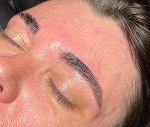 Eyebrow Tattoo result by Glow Getter Esthetics in Athens, TN