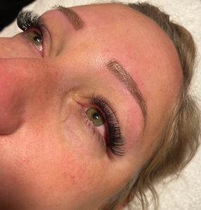 Eyebrow Tattoo result by Glow Getter Esthetics in Athens, TN