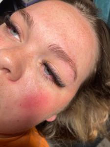 Eyebrow Tattoo result by Glow Getter Esthetics in Athens, TN