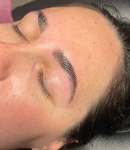 Eyebrow Tattoo result by Glow Getter Esthetics in Athens, TN