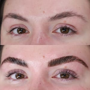 Eyebrow Tattoo result by Glow Haus in Troy, NY