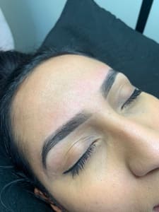 Eyebrow Tattoo result by Glow Lash + Spa in Pflugerville, TX