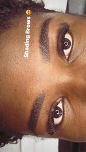 Eyebrow Tattoo result by Glow Microblading Studio in Mcallen, TX