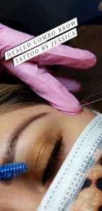 Eyebrow Tattoo result by Glow Spa & Wax House in Austin, TX