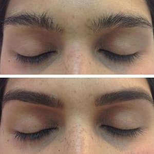Eyebrow Tattoo result by Glow Spa & Wax House in Austin, TX