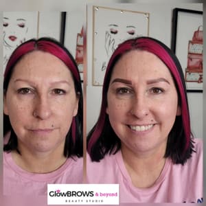 Eyebrow Tattoo result by GlowBrows and Beyond in Hershey, PA