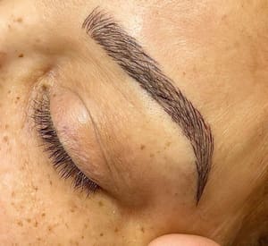 Eyebrow Tattoo result by GloWell Atelier in Miami, FL