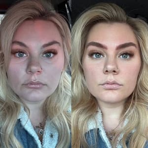 Eyebrow Tattoo result by Glowupbymari LLC in Woburn, MA