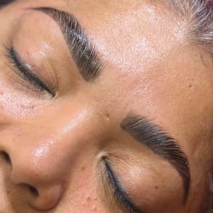 Eyebrow Tattoo result by GlowxGiGi Skin & Beauty Studio Killeen in Nolanville, TX