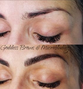 Eyebrow Tattoo result by Goddess Brows & Microblading in Las Vegas, NV