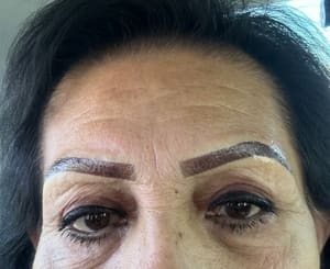 Eyebrow Tattoo result by Godess Ink in Bakersfield, CA
