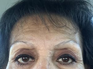 Eyebrow Tattoo result by Godess Ink in Bakersfield, CA