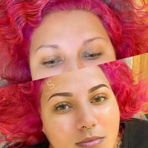 Eyebrow Tattoo result by Godess Ink in Bakersfield, CA