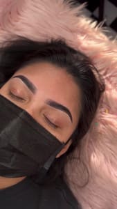 Eyebrow Tattoo result by Godess Ink in Bakersfield, CA