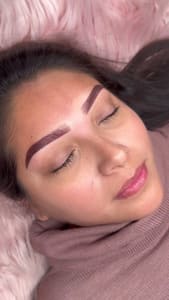 Eyebrow Tattoo result by Godess Ink in Bakersfield, CA