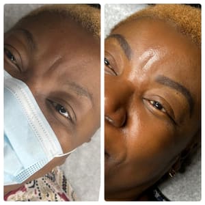 Eyebrow Tattoo result by Gold Coast Exquisite Beauty in Glen Cove, NY