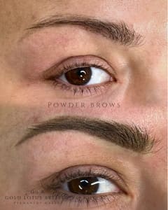 Eyebrow Tattoo result by Gold Lotus Artistry in Galloway, NJ