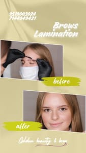 Eyebrow Tattoo result by Golden Beauty & Brow Microblading Lash Supply in Brea, CA