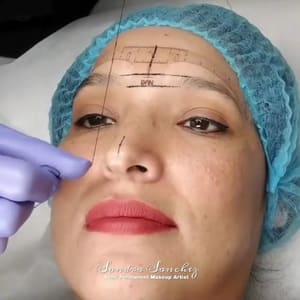 Eyebrow Tattoo result by Golden Ratio Contour in Miami, FL