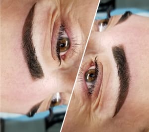 Eyebrow Tattoo result by Golden Ratio Contour in Miami, FL