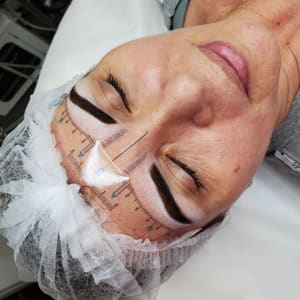 Eyebrow Tattoo result by Golden Ratio Contour in Miami, FL