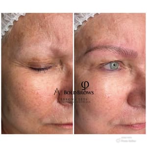 Eyebrow Tattoo result by Golden Ratio Ink in Newport, RI