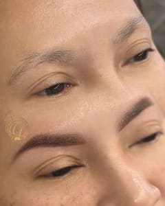 Eyebrow Tattoo result by Golden Touch Permanent Makeup Studio & Academy in Garden City, MI