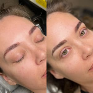Eyebrow Tattoo result by Good Energy Ink in Franklin, TN
