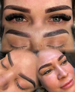 Eyebrow Tattoo result by Gorgeous Por Vida Beauty Salon in Hialeah, FL
