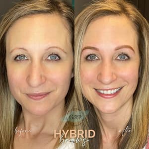Eyebrow Tattoo result by Grace & Purity Medi Spa in Latrobe, PA