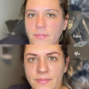 Eyebrow Tattoo result by Grace & Purity Medi Spa in Latrobe, PA