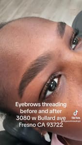 Eyebrow Tattoo result by Grace Threading & Microblading in Fresno, CA