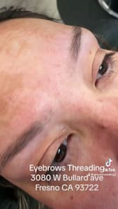 Eyebrow Tattoo result by Grace Threading & Microblading in Fresno, CA