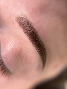 Eyebrow Tattoo result by Graceful Beauty Day Spa in Bentonville, AR
